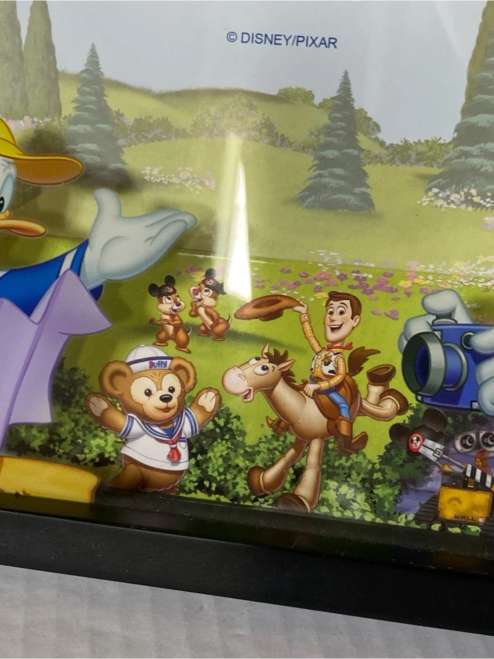 DisneyParks Shadow Box 5x7 Picture Frame Storybook Mickey & Friends Pixar